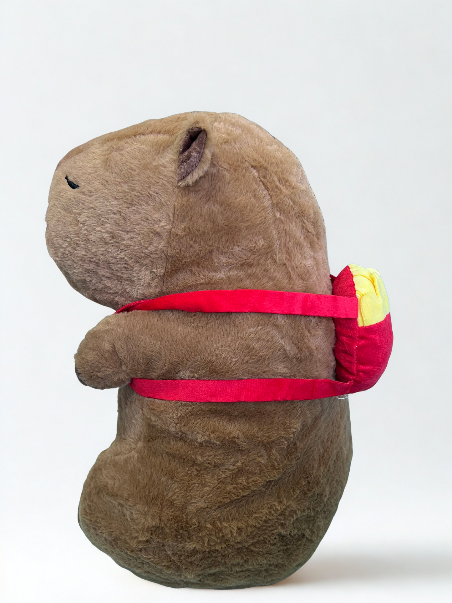 capybara fries collector series plush – cute fries backpack buddy