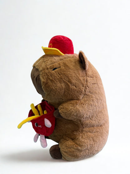 Capybara Collector McD Series Plush – Cute Fast Food Buddy